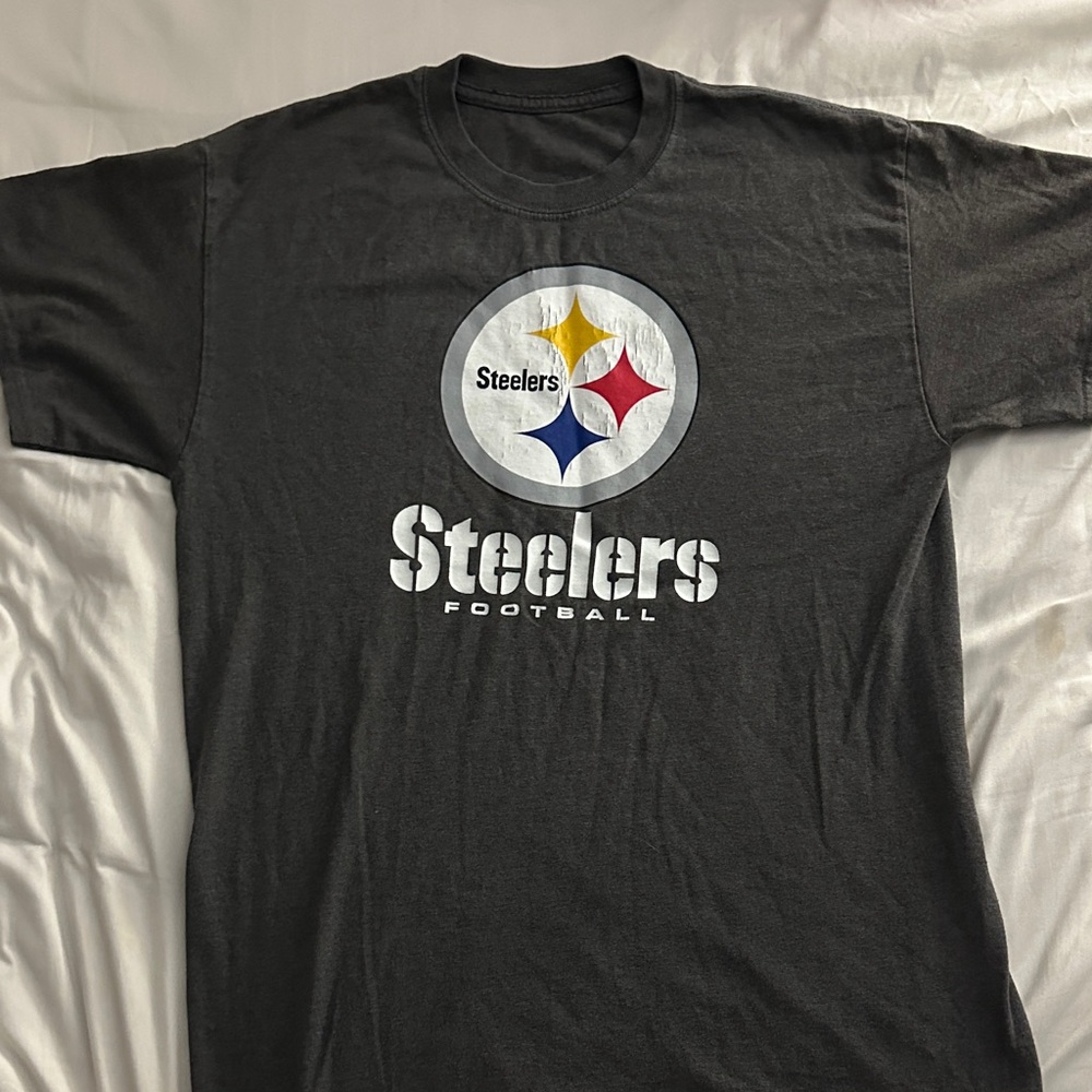 NFL Steelers Logo T-Shirt - Black